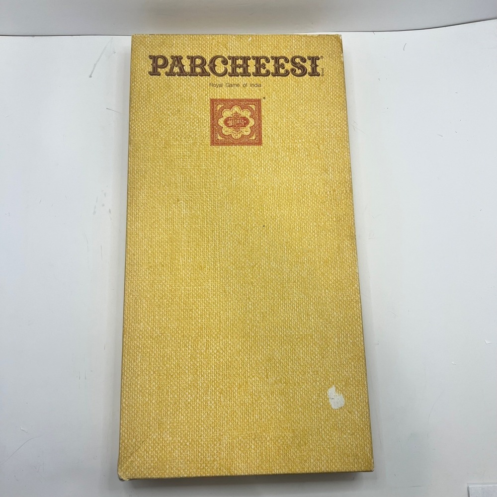 Selchow & Righter Parcheesi Board Game Yellow 1975 Vintage No. 2